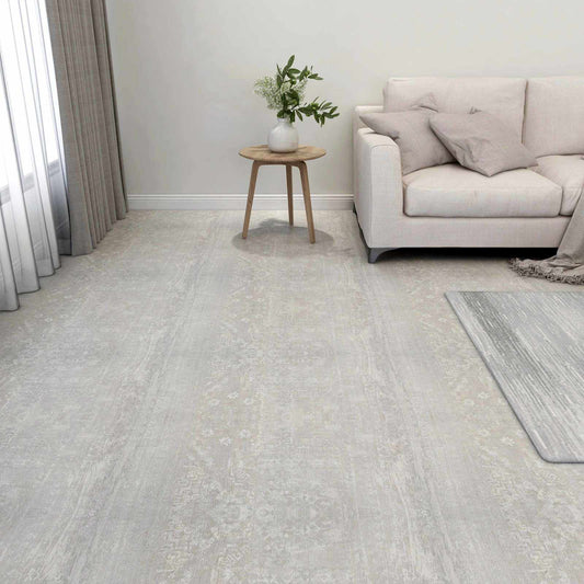 Padlódeszkák 5,11 m² 55 pcs PVC Fehér és Fa
