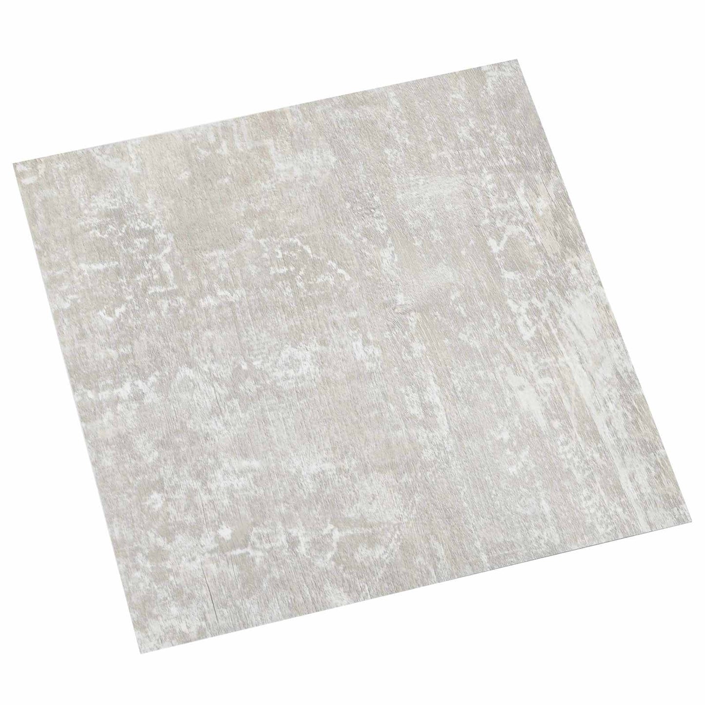 Padlódeszkák 5,11 m² 55 pcs PVC Fehér és Fa