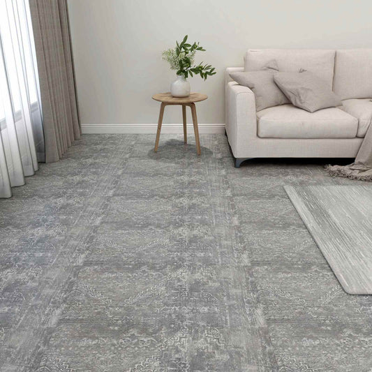 Padlódeszkák 55 pcs Beton Szürke 5,11 m² PVC