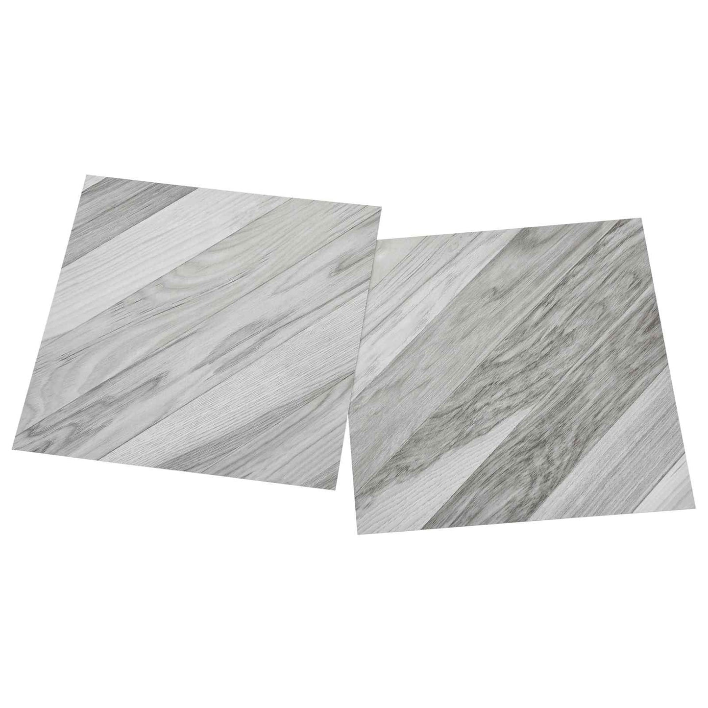 Padlódeszkák 55 pcs Szürke 5,11 m² PVC