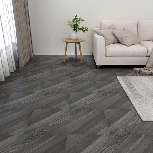 Padlódeszkák 55 pcs Szürke 5,11 m² PVC