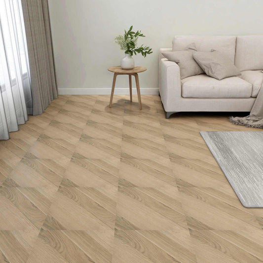 Padlódeszkák 55 pcs Barna 5,11 m² PVC