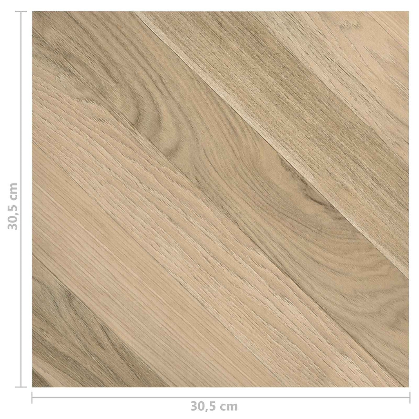 Padlódeszkák 55 pcs Barna 5,11 m² PVC