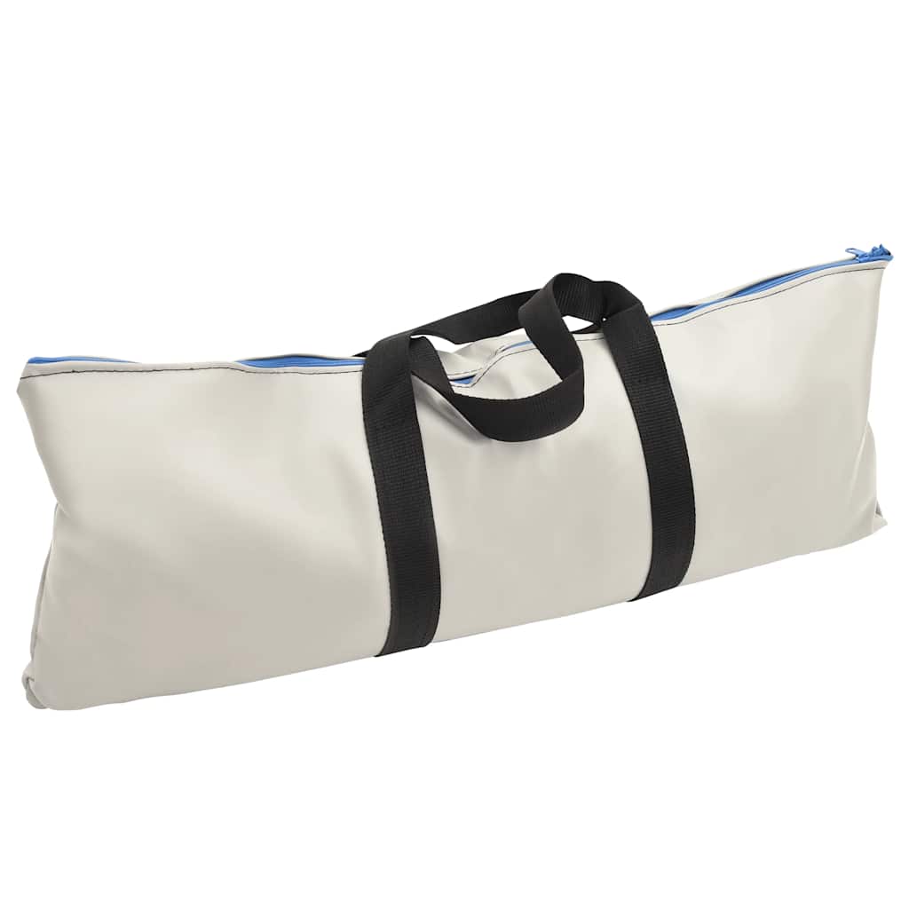 kék PVC felfújható tornamatrac pumpával 100 x 100 x 10 cm