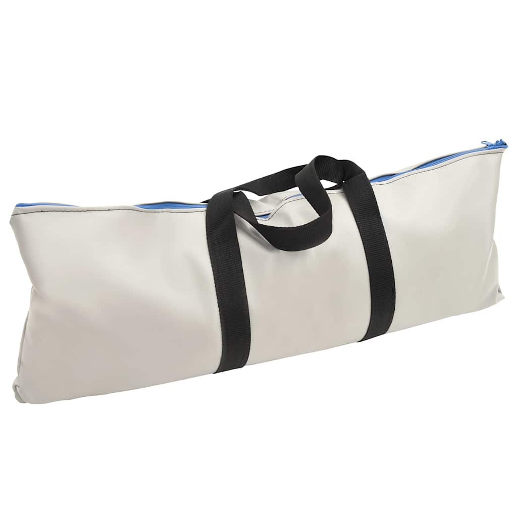 zöld PVC felfújható tornamatrac pumpával 100 x 100 x 10 cm