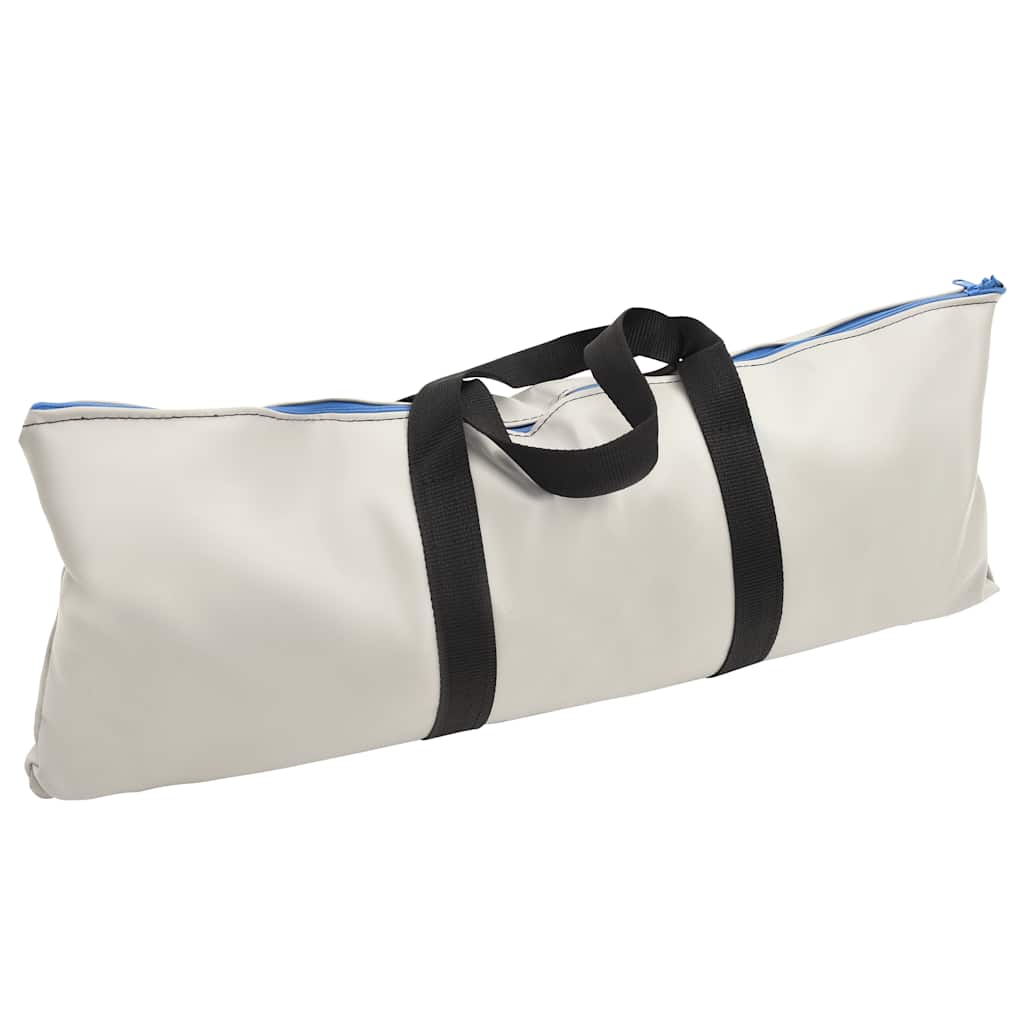 kék PVC felfújható tornamatrac pumpával 100 x 100 x 15 cm