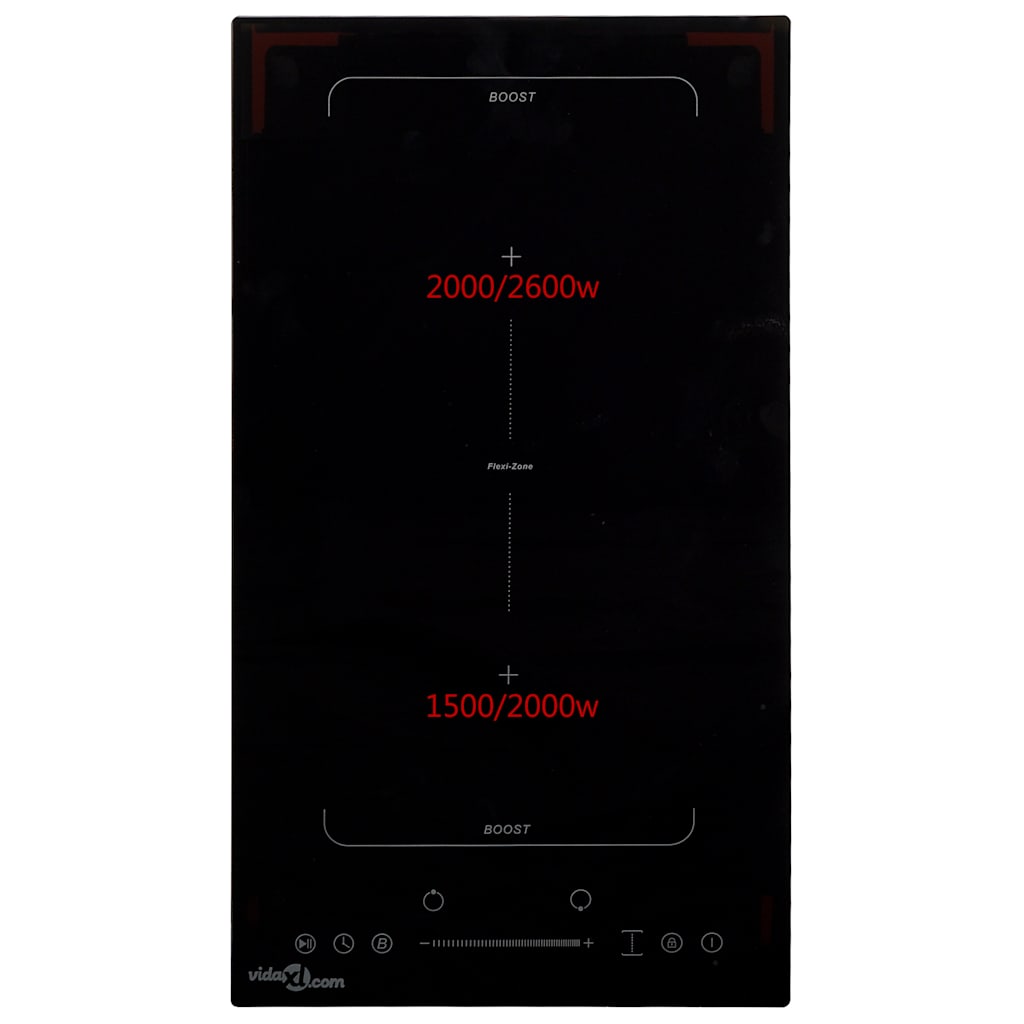 2 égős Flexizone indukciós főzőlap érintős vezérlővel 3500 W