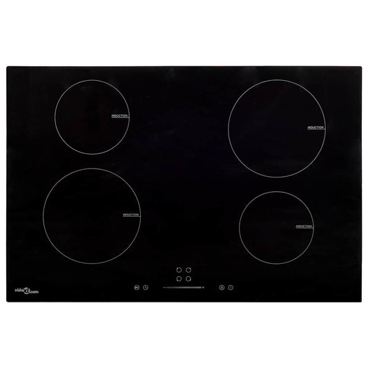 4 égős indukciós főzőlap érintős vezérlőpanellel 77 cm 7000 W