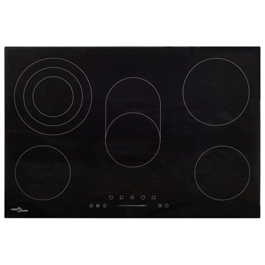 5 égős kerámia főzőlap érintős vezérlőpanellel 90 cm 8500 W