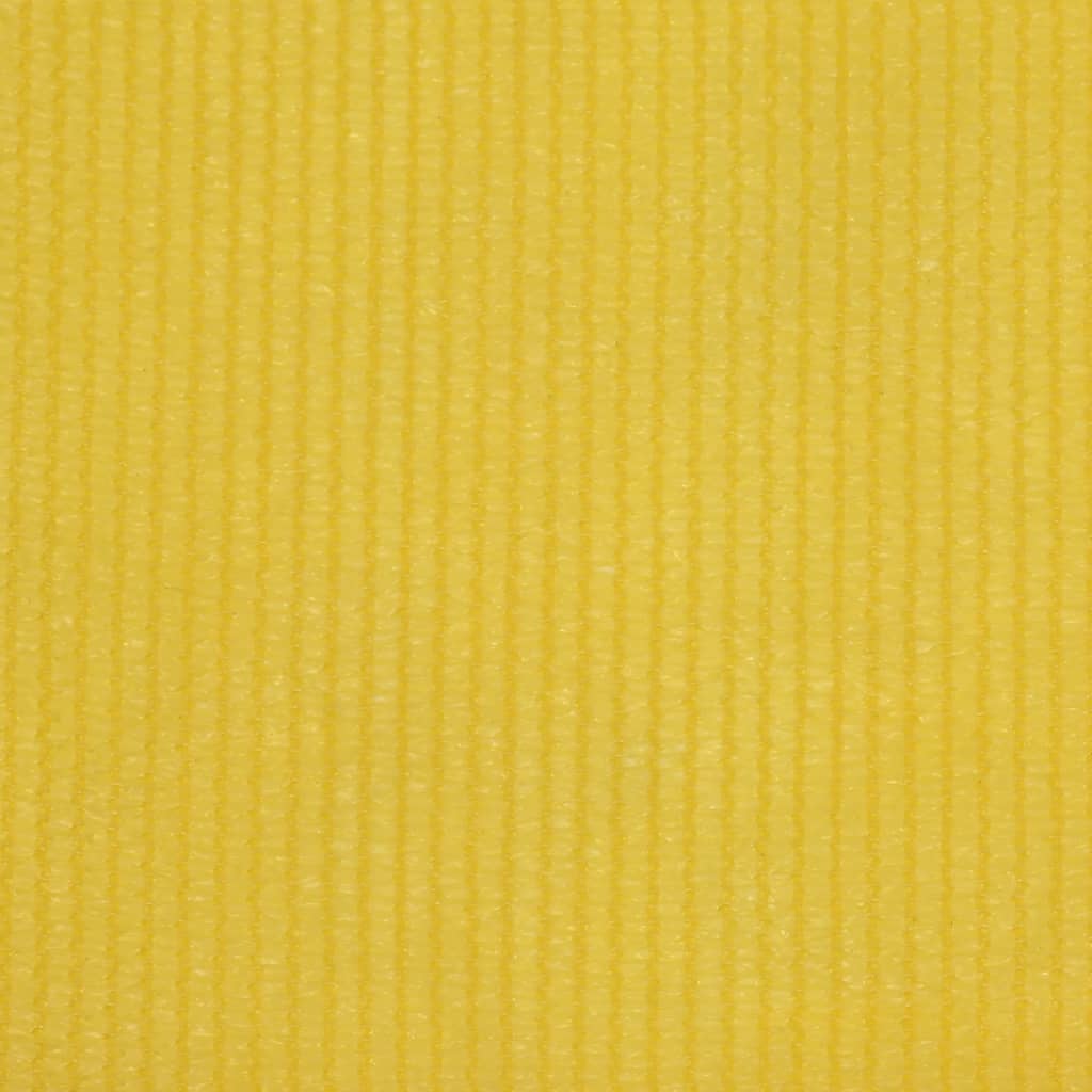 sárga HDPE erkélytakaró 75 x 400 cm