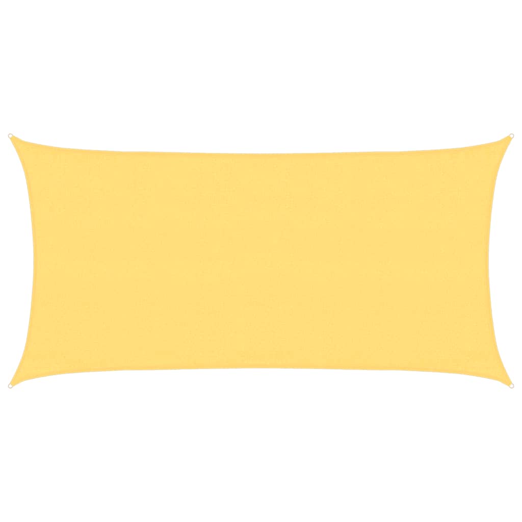 bézs HDPE napvitorla 160 g/m² 3 x 6 m