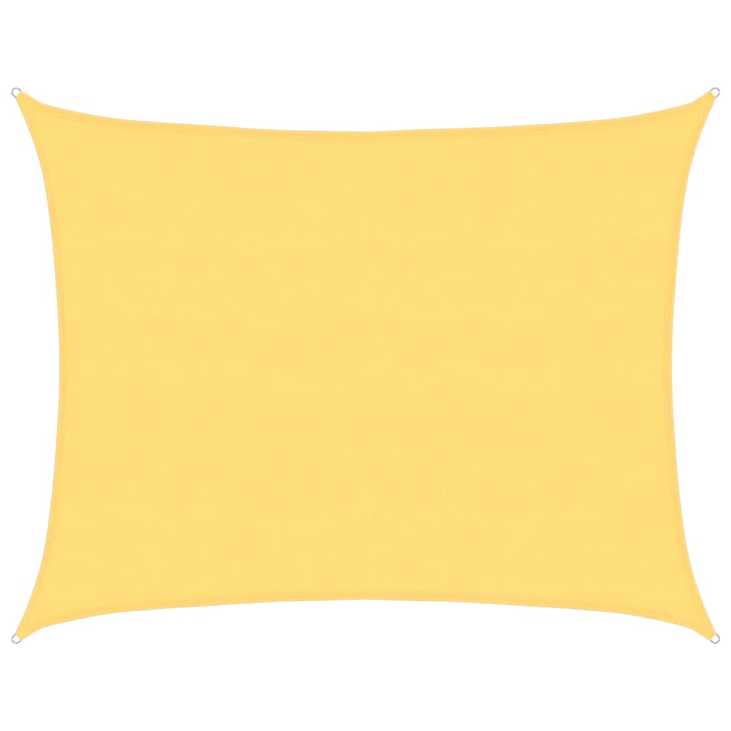 bézs HDPE napvitorla 160 g/m² 6 x 7 m