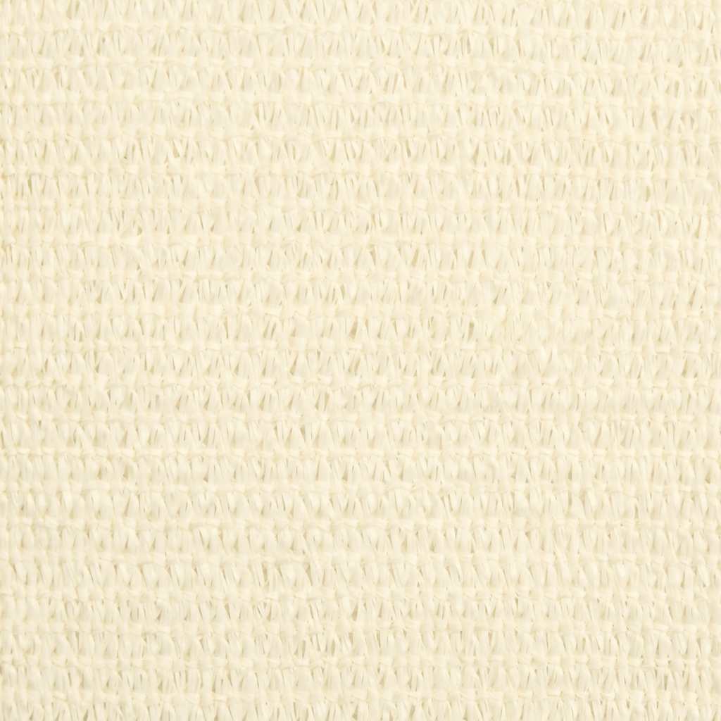 krémszínű HDPE napvitorla 160 g/m² 2 x 3 m