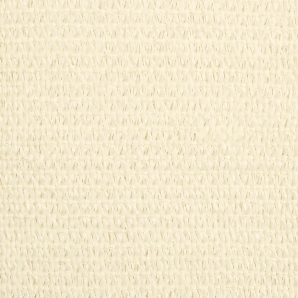 krémszínű HDPE napvitorla 160 g/m² 3 x 4 m