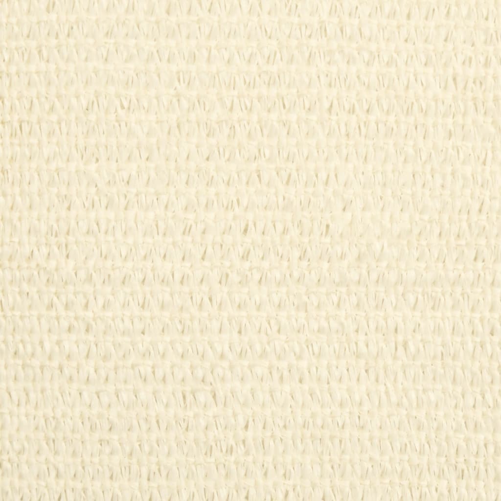 krémszínű HDPE napvitorla 160 g/m² 3 x 6 m