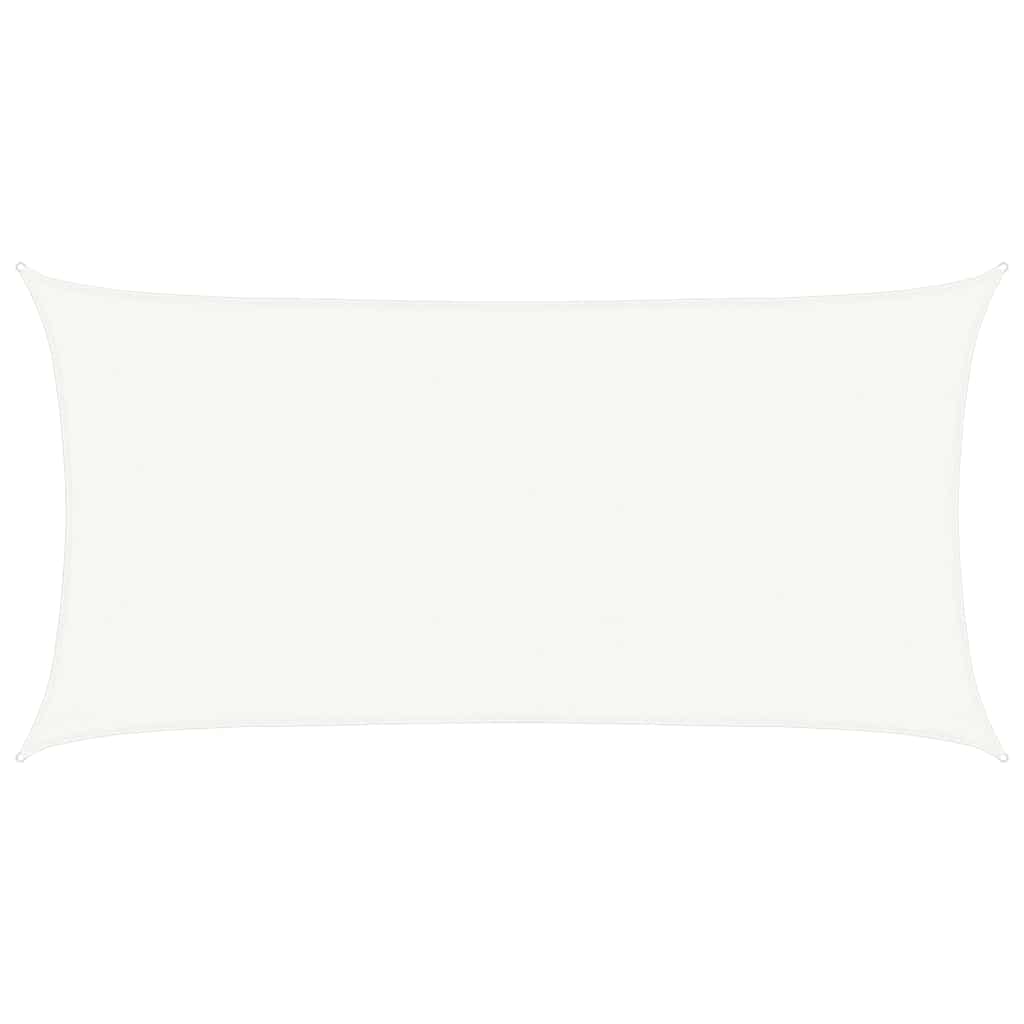 fehér HDPE napvitorla 160 g/m² 2,5 x 4,5 m
