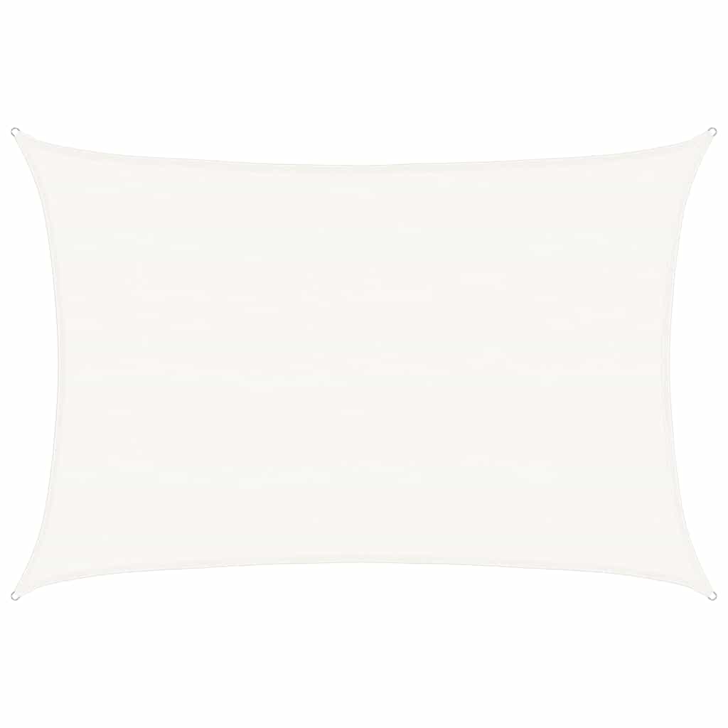 fehér HDPE napvitorla 160 g/m² 5 x 7 m