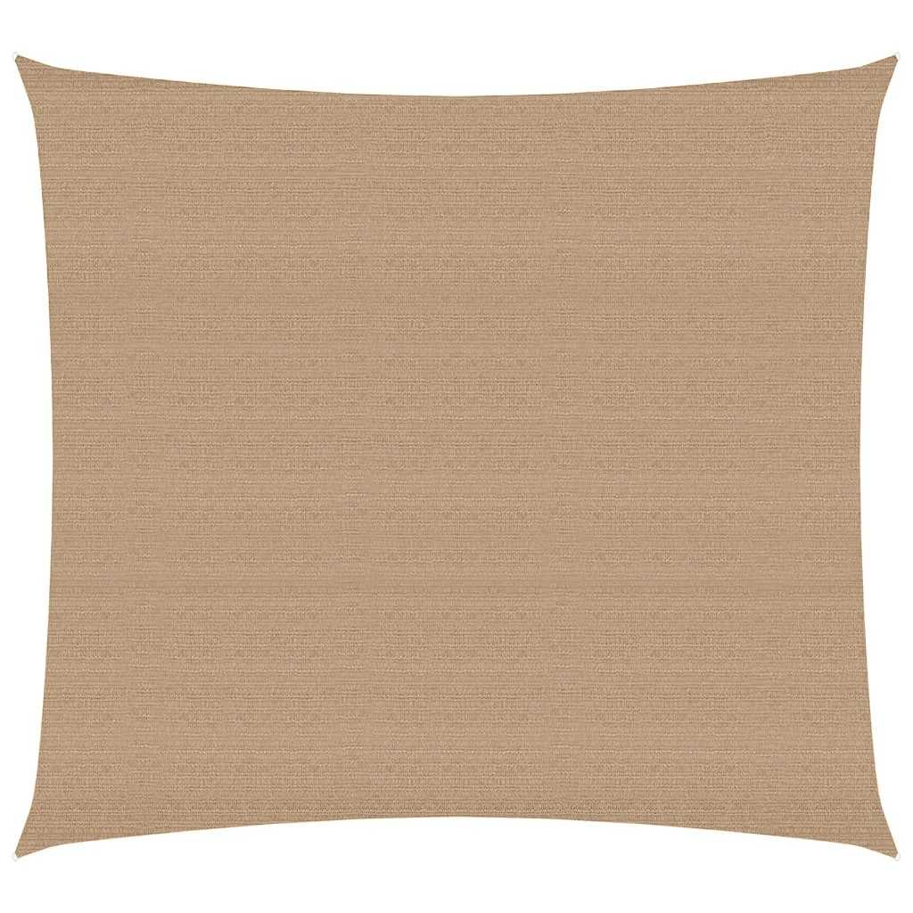 tópszínű HDPE napvitorla 160 g/m² 4 x 4 m