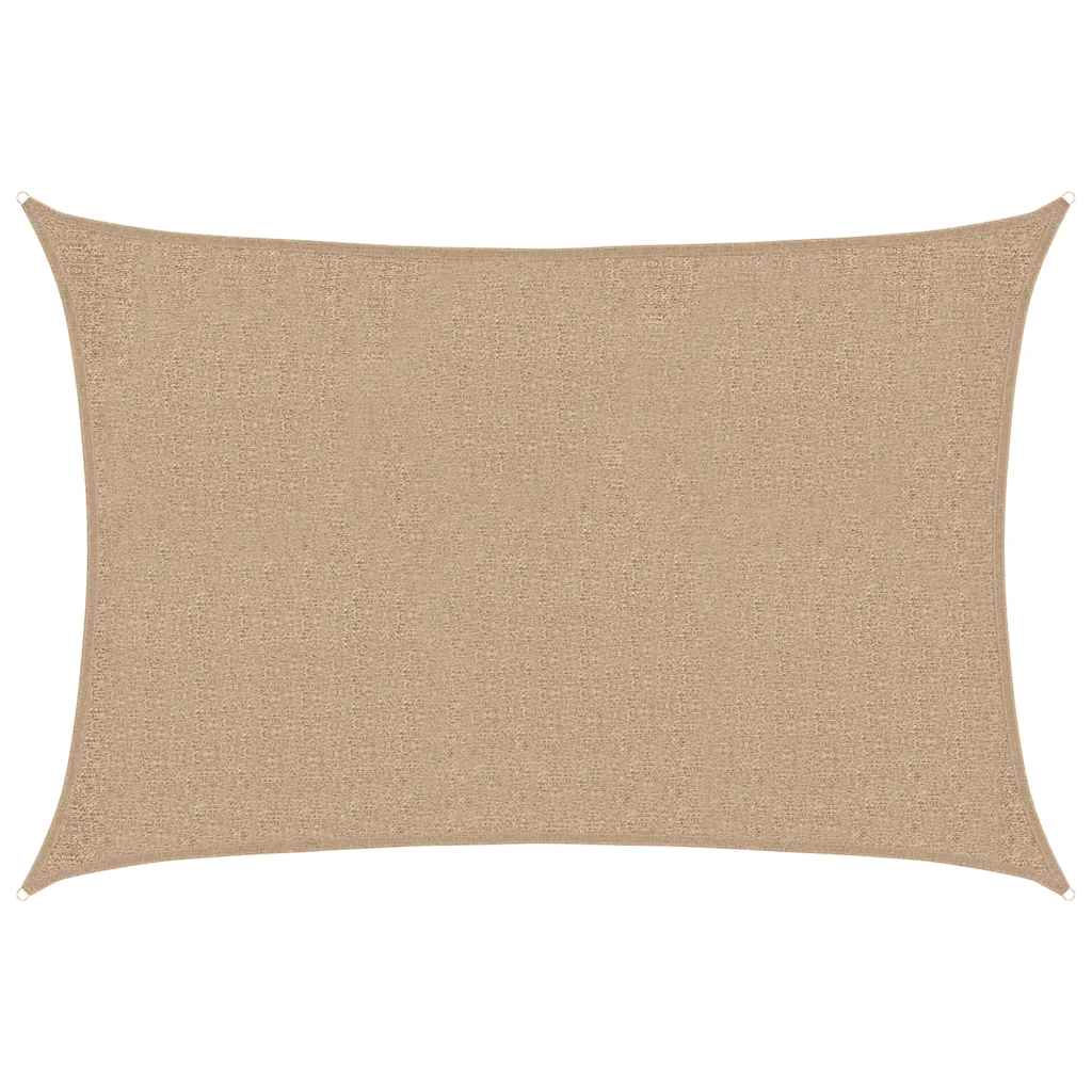 tópszínű HDPE napvitorla 160 g/m² 2 x 3 m