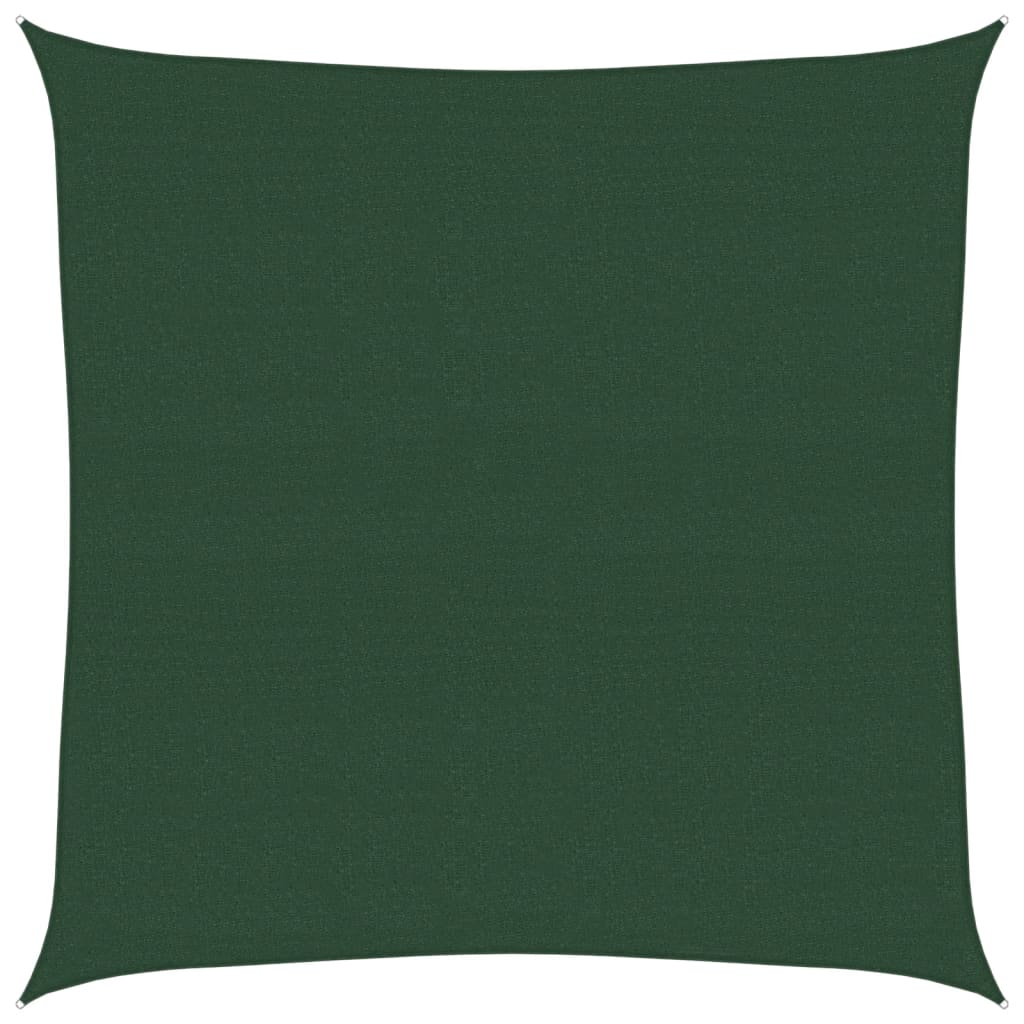 világoszöld HDPE napvitorla 160 g/m² 4,5 x 4,5 m