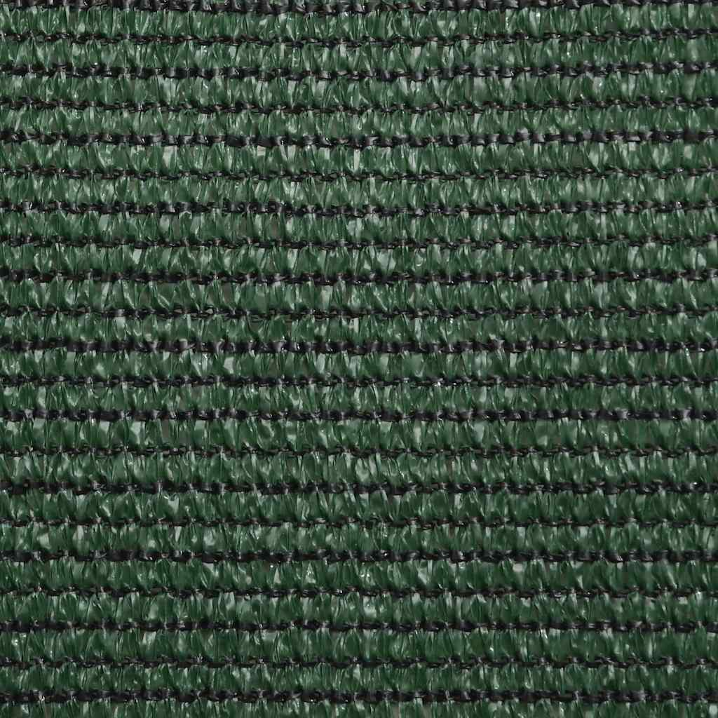 sötétzöld HDPE napvitorla 160 g/m² 3 x 4,5 m