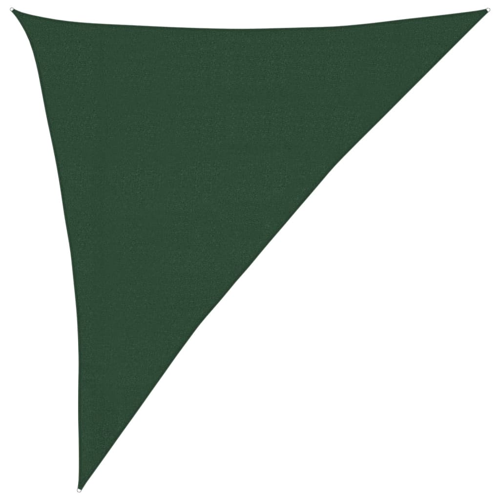 sötétzöld HDPE napvitorla 160 g/m² 3 x 4 x 5 m