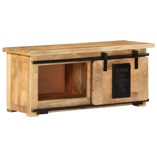 tömör mangófa TV-szekrény 90 x 35 x 40 cm