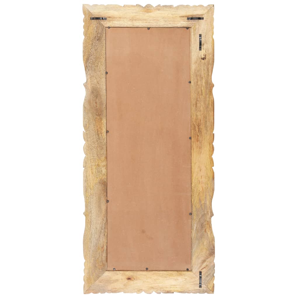 tömör mangófa tükör 110 x 50 cm