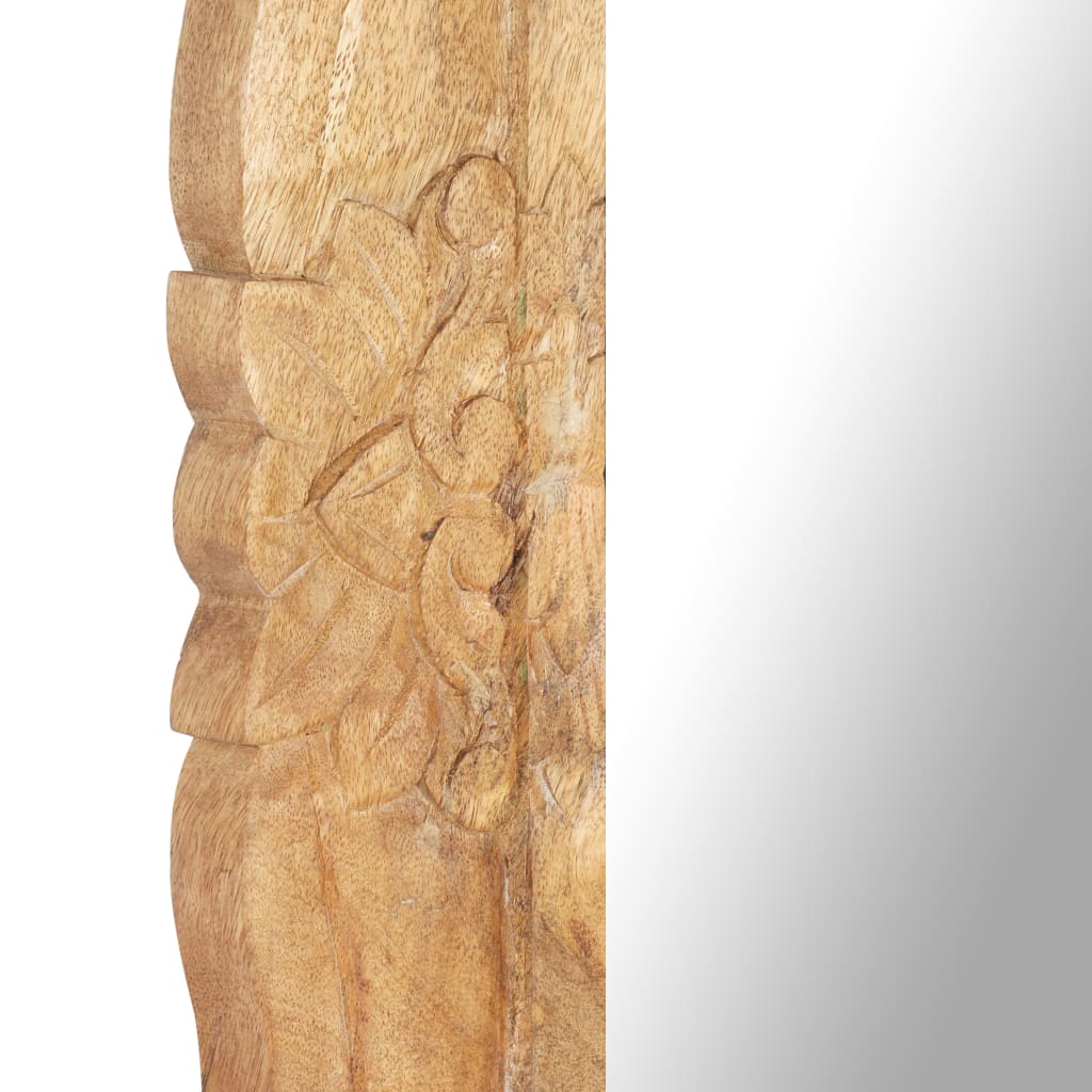 tömör mangófa tükör 110 x 50 cm