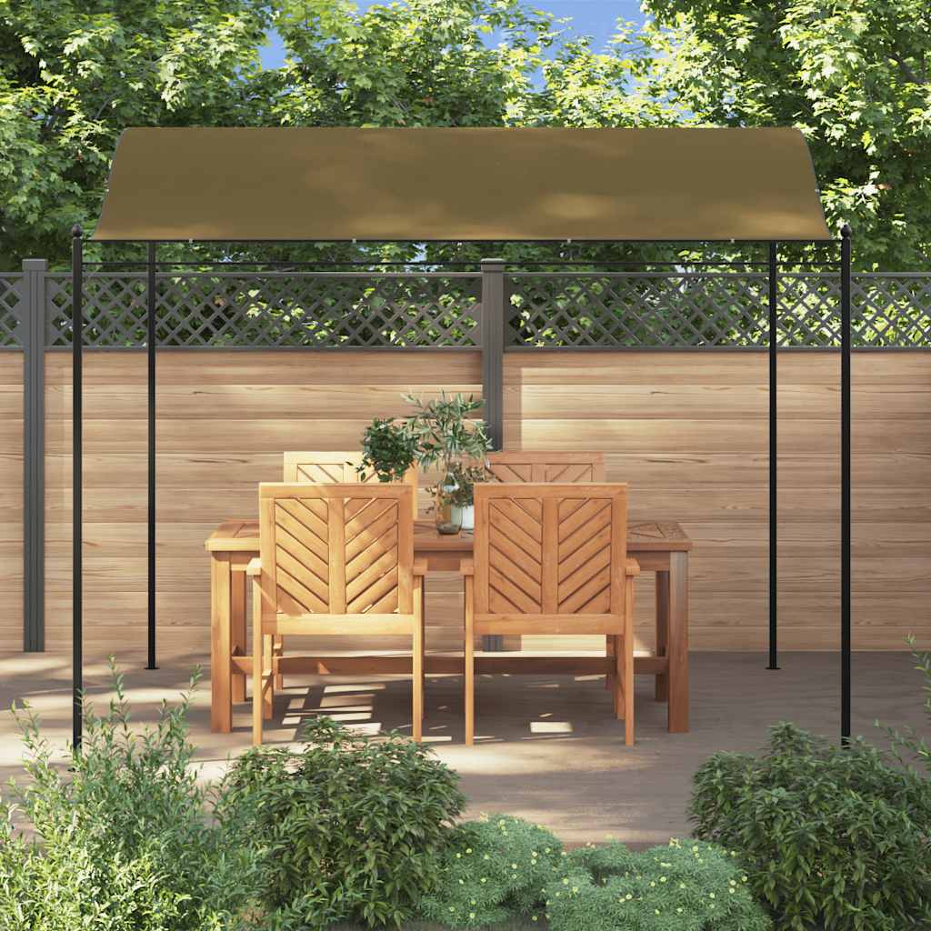tópszínű napellenző 3 x 2,4 m 180 g/m²