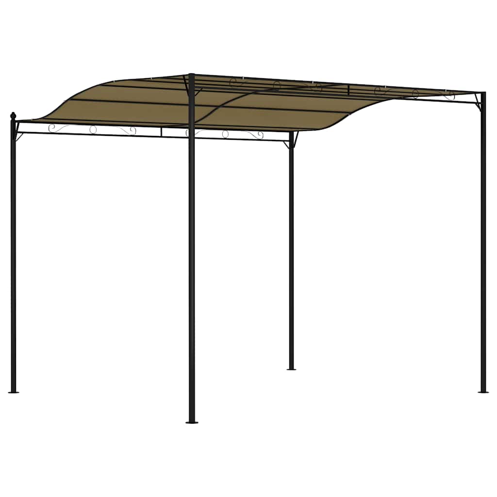 tópszínű napellenző 3 x 2,4 m 180 g/m²