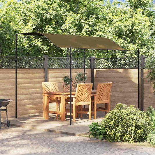 tópszínű napellenző 3 x 2,4 m 180 g/m²