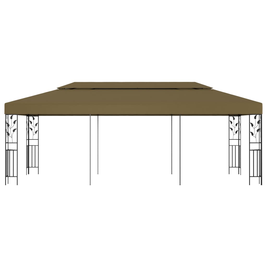 tópszínű pavilon 6 x 3 m 180 g/m²