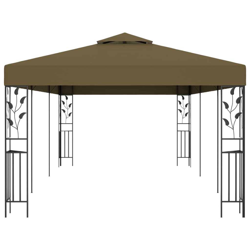 tópszínű pavilon 6 x 3 m 180 g/m²