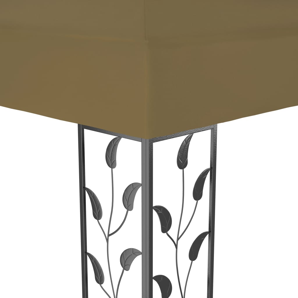 tópszínű pavilon 6 x 3 m 180 g/m²