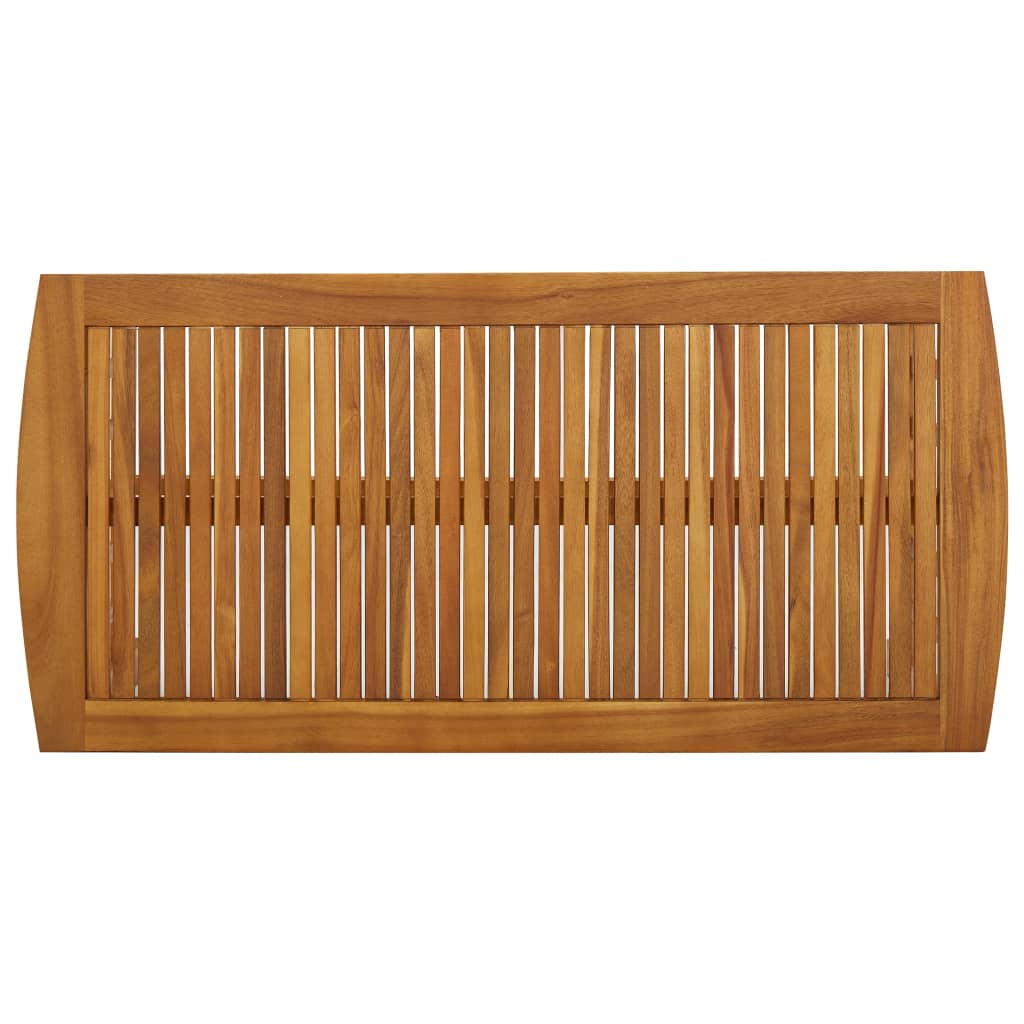 tömör akácfa dohányzóasztal 102 x 50 x 43 cm