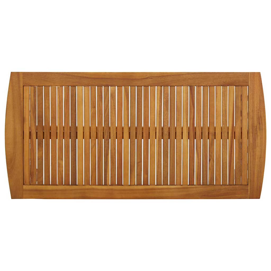 tömör akácfa dohányzóasztal 102 x 50 x 43 cm
