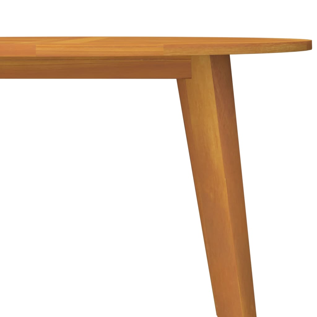 tömör akácfa kerti asztal Ø110 x 75 cm