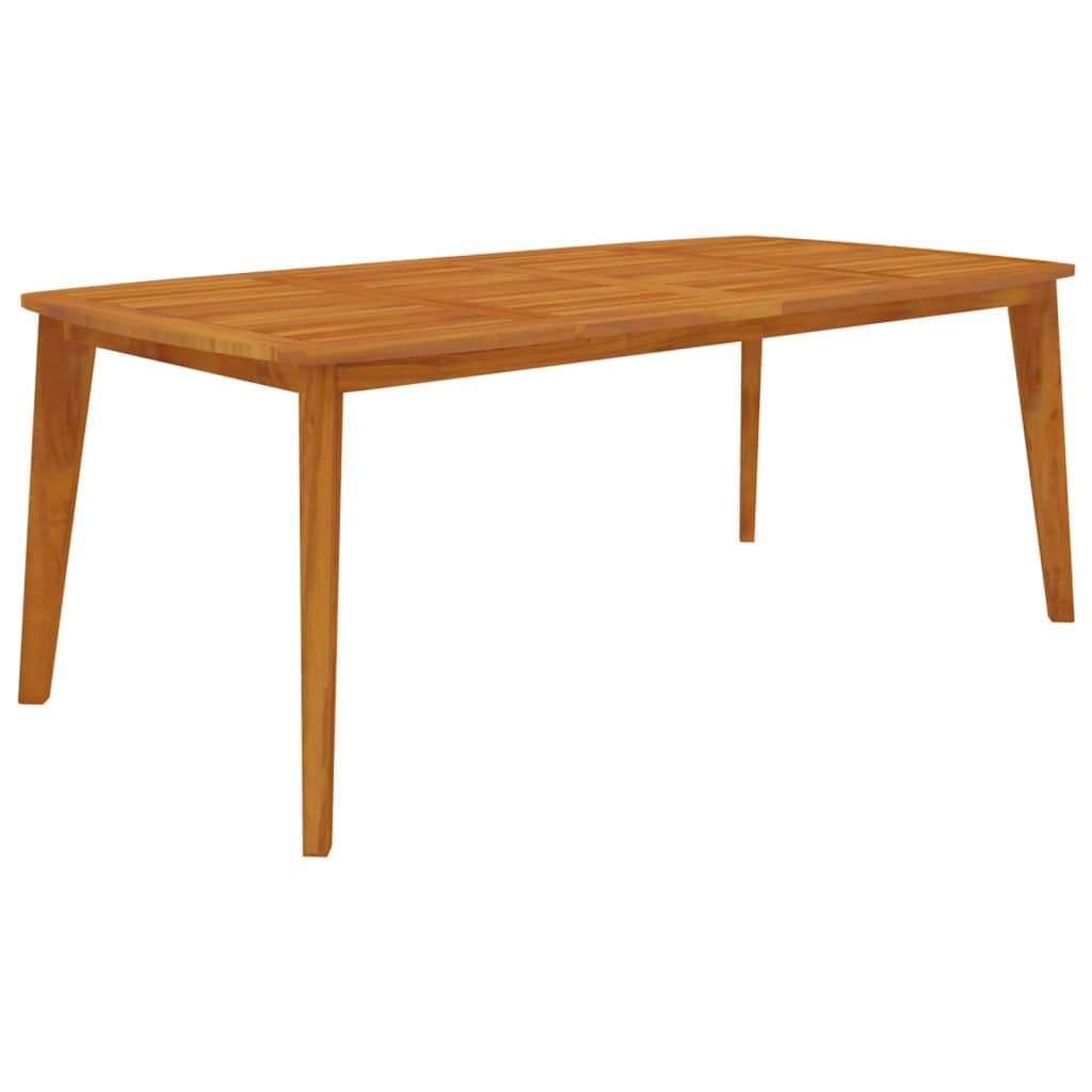 tömör akácfa kerti asztal 200 x 100 x 75 cm