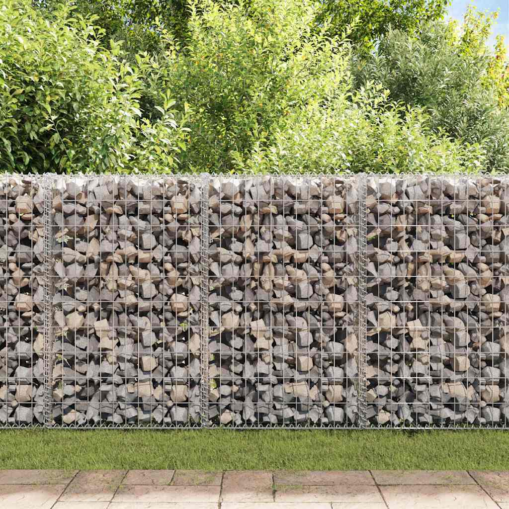 horganyzott acél gabion fal fedéllel 60 x 30 x 100 cm