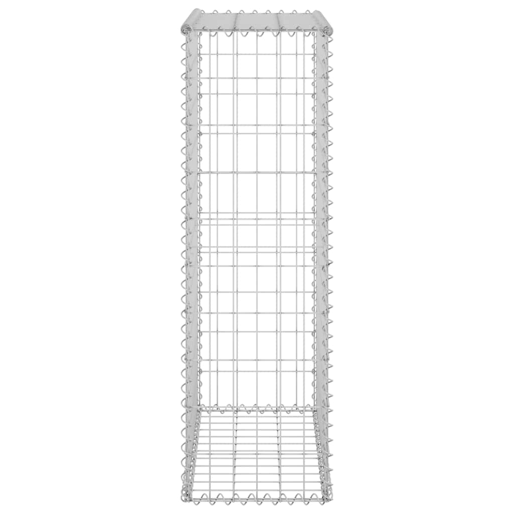 horganyzott acél gabion fal fedéllel 60 x 30 x 100 cm