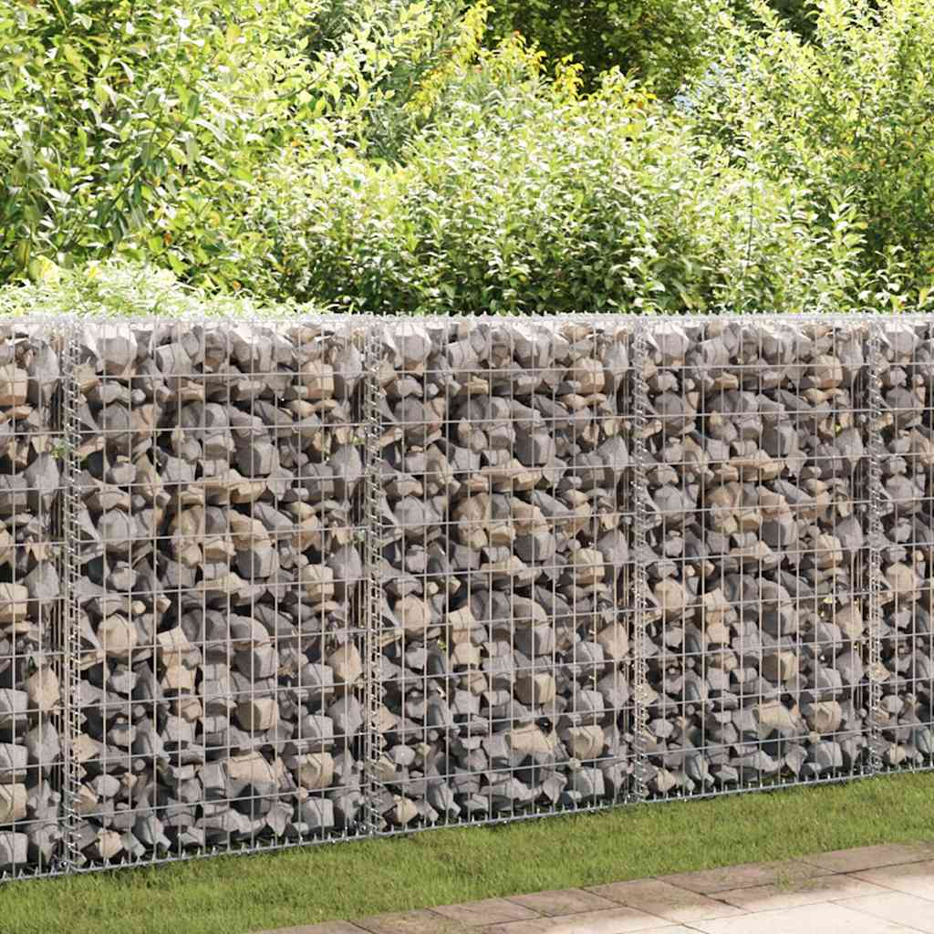 horganyzott acél gabion fal fedéllel 60 x 30 x 100 cm