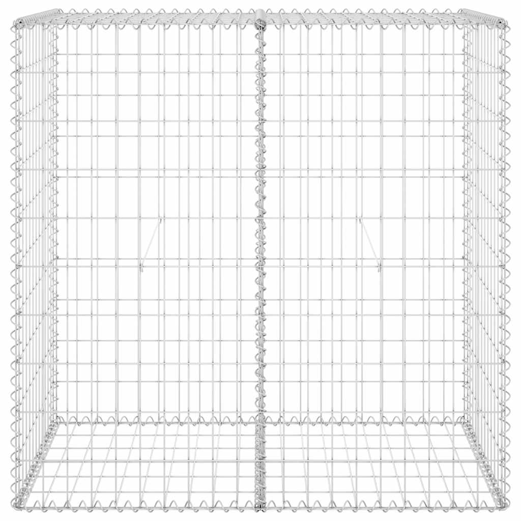 horganyzott acél gabion fal fedéllel 100 x 60 x 100 cm