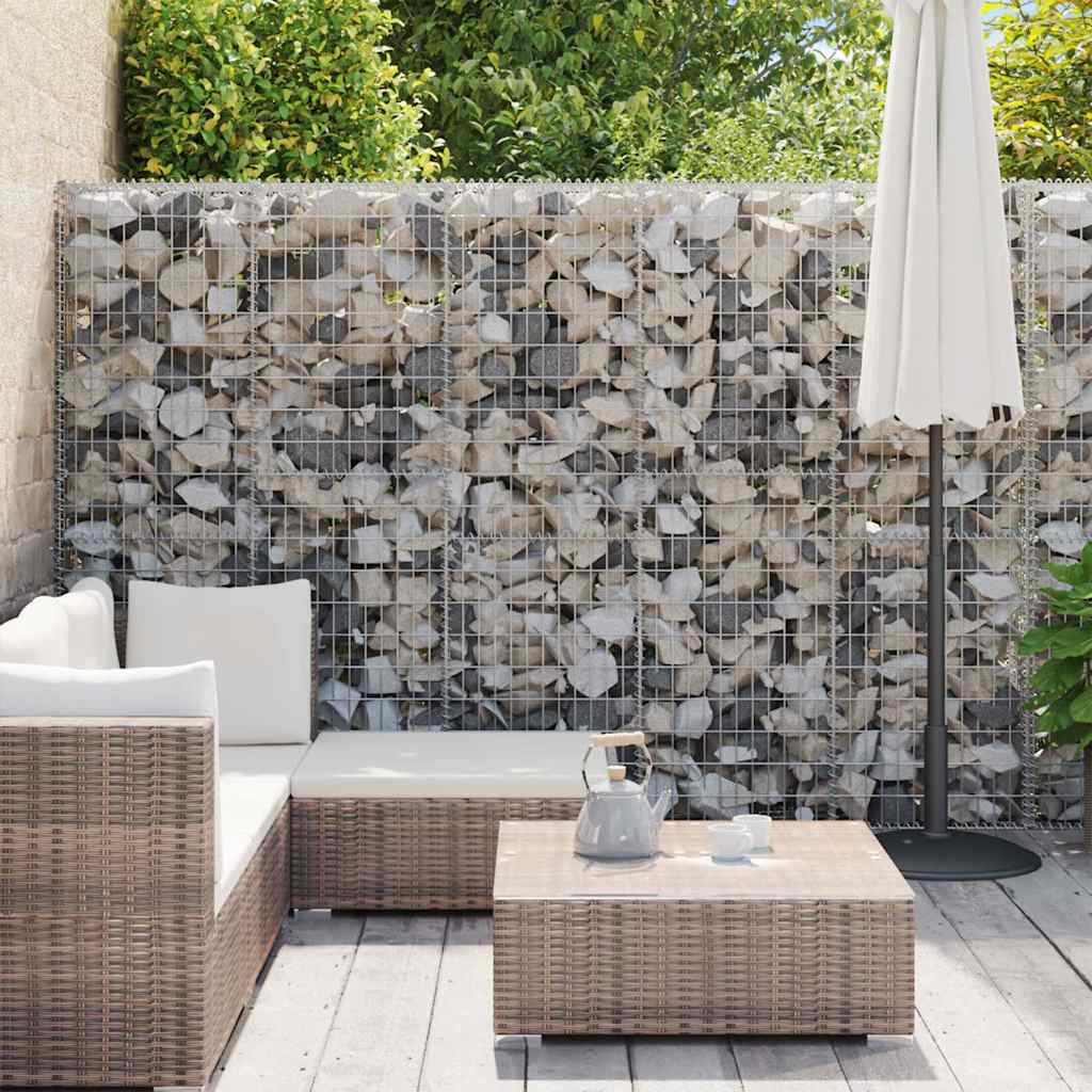 horganyzott acél gabion fal fedéllel 900 x 30 x 200 cm