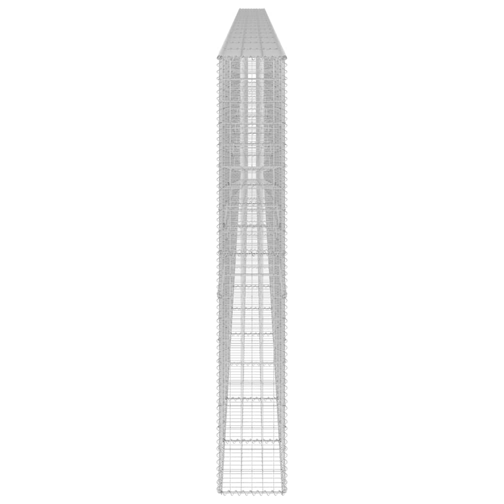 horganyzott acél gabion fal fedéllel 900 x 30 x 200 cm