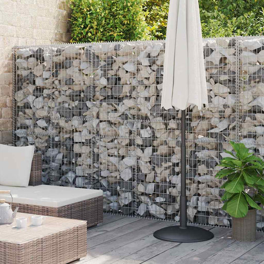 horganyzott acél gabion fal fedéllel 900 x 30 x 200 cm