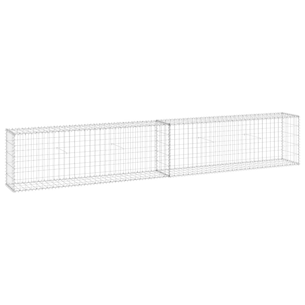 horganyzott acél gabion fal fedéllel 300 x 30 x 50 cm