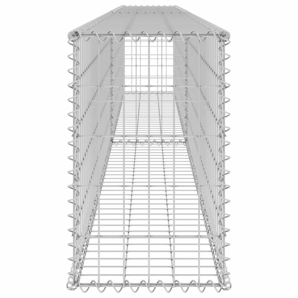 horganyzott acél gabion fal fedéllel 300 x 30 x 50 cm