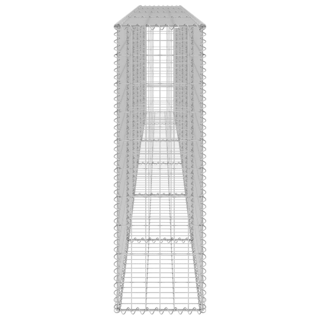horganyzott acél gabion fal fedéllel 300 x 30 x 100 cm