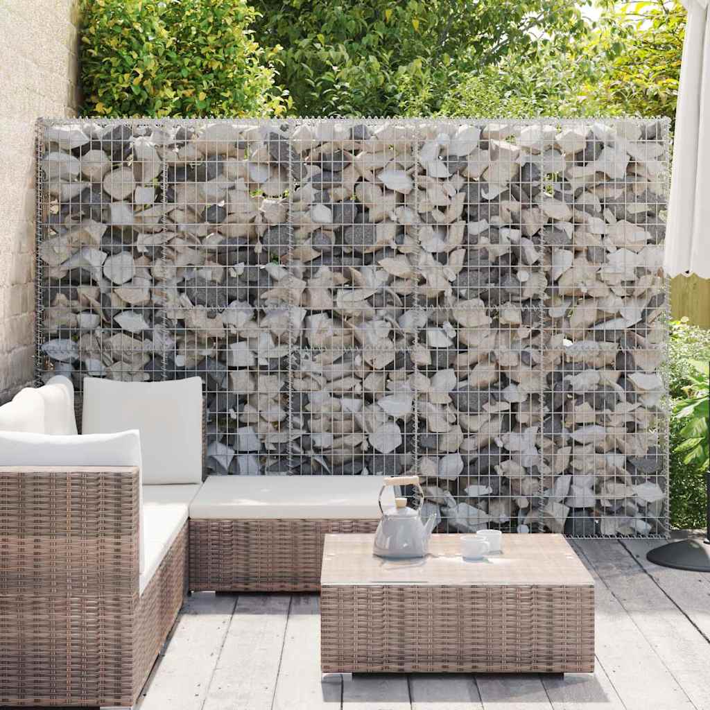 horganyzott acél gabion fal fedéllel 300 x 30 x 200 cm